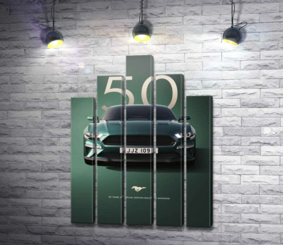 Модульная картина "Ford Bullit Mustang 50"