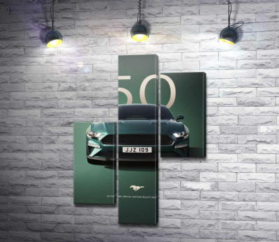 Модульная картина "Ford Bullit Mustang 50"