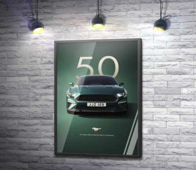 Постер "Ford Bullit Mustang 50"