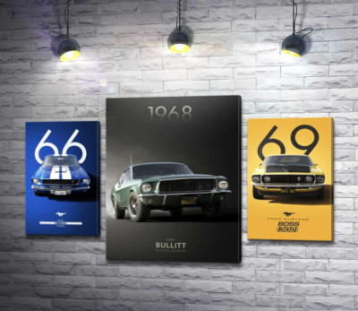 Три Ford Mustang