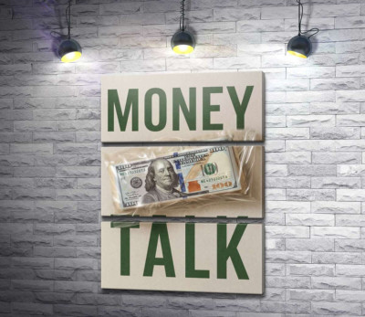 Модульная картина "Money talk"