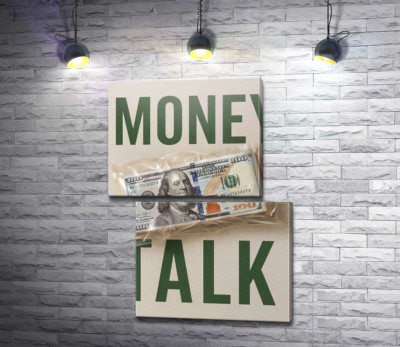 Модульная картина "Money talk"