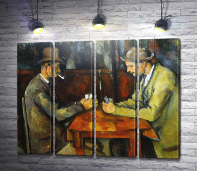 Модульная картина "Игроки в карты"
