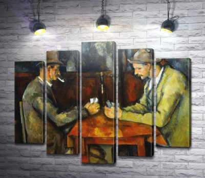 Модульна картина "Гравці в карти"