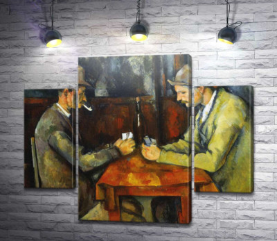 Модульная картина "Игроки в карты"