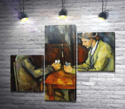 Модульная картина "Игроки в карты"