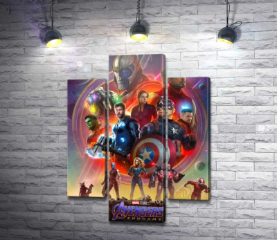 Модульна картина "Герої Marvel Avengers"