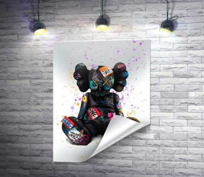 Сидячий KAWS