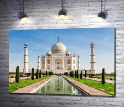Белая жемчужина индийской культуры мавзолей Тадж Махал (Taj Mahal)