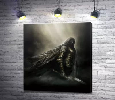 Воин из видеоигры "Dark Souls"