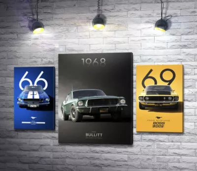 Три Ford Mustang