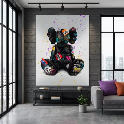 Сидящий KAWS