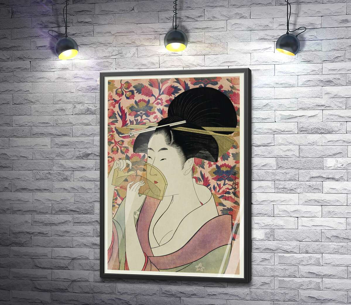 постер Гребень (Kushi) - Китагава Утамаро (Kitagawa Utamaro)