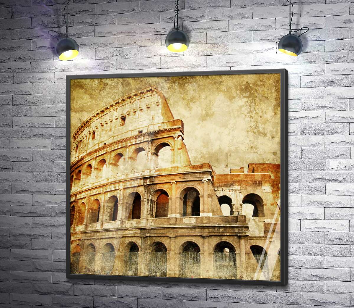постер Величественный Колизей - символ мастерства и богатства