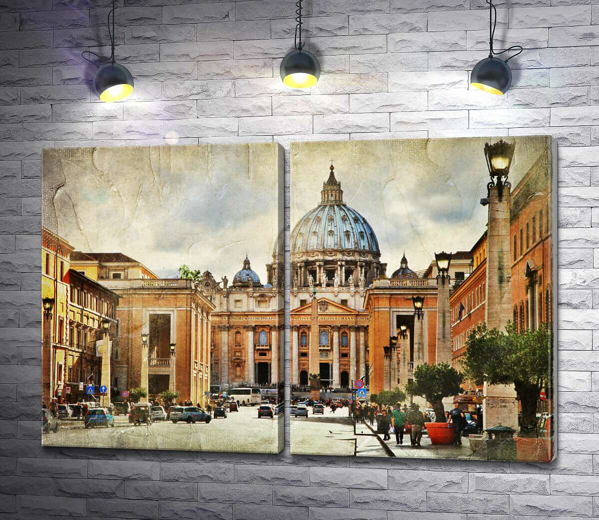 модульная картина Собор Святого Петра: вершина итальянского искусства