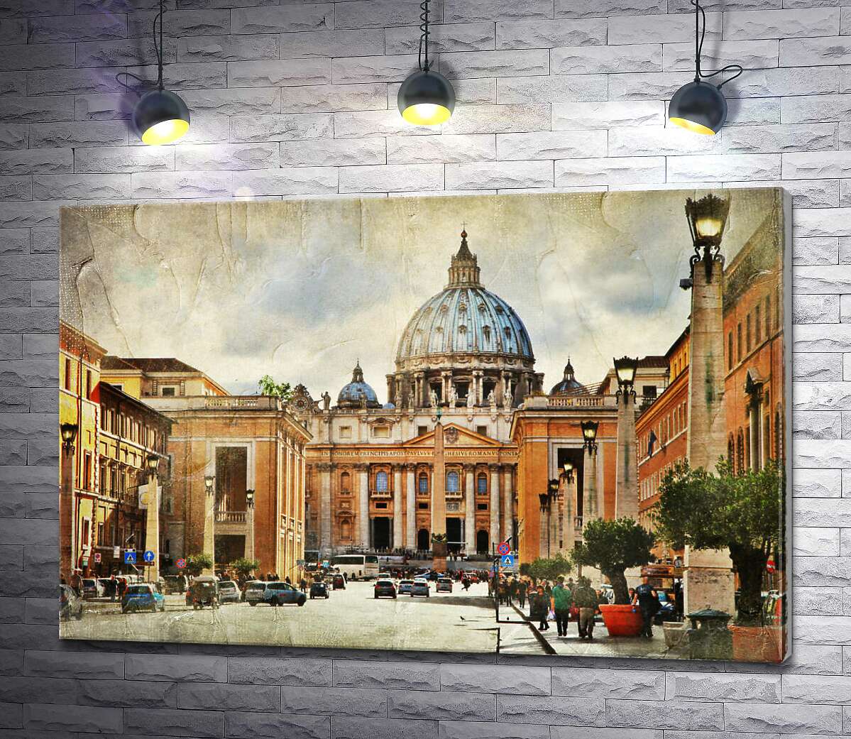 картина Собор Святого Петра: вершина итальянского искусства