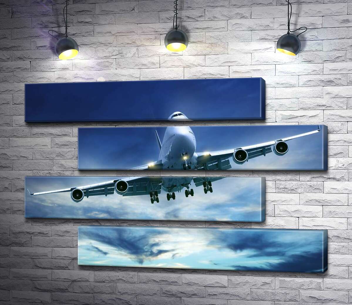 модульна картина На посадку: американський літак "Jumbo Jet" (Модуль №23)