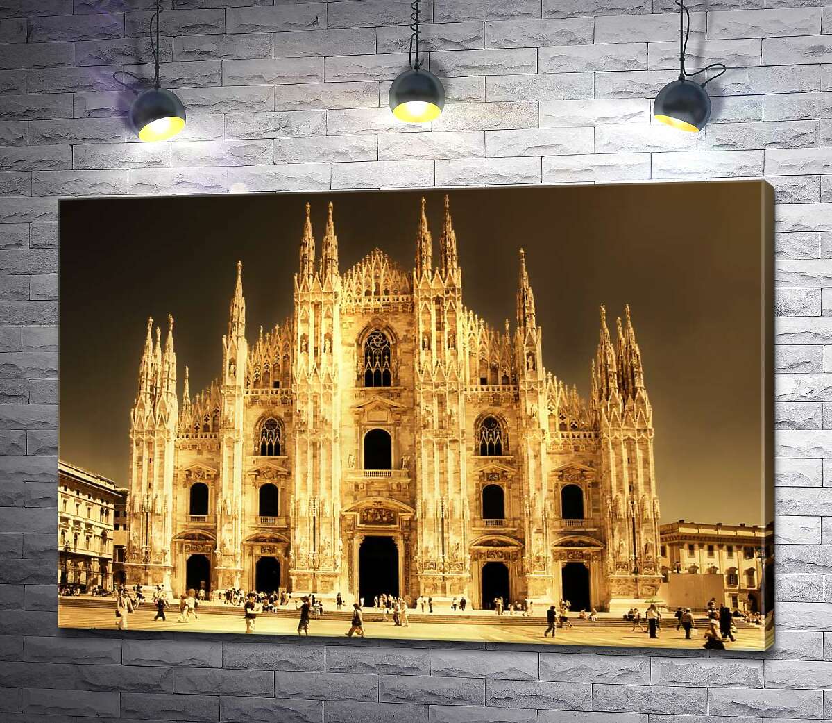 картина Готический триумф Миланского собора