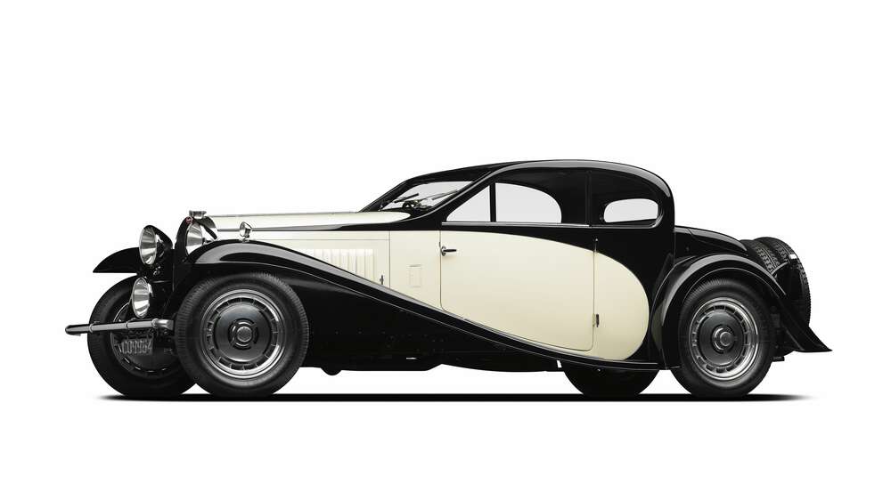 картина-постер Елегантний французький автомобіль Бугатті (Bugatti Type 46)