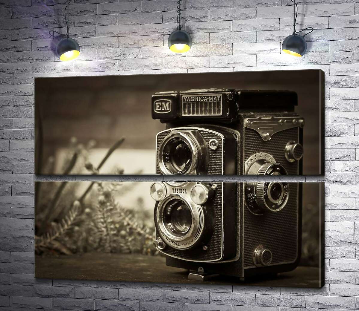 модульна картина Японське диво 80-х у фотоапараті Yashica-Mat (Модуль №7)