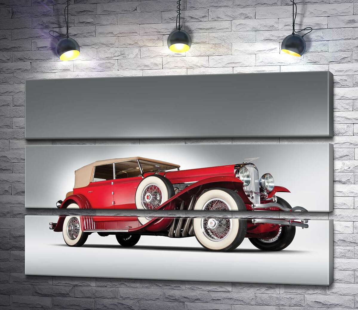 модульна картина Старовинний автомобіль 1920 року американської компанії Duesenberg (Модуль №15)