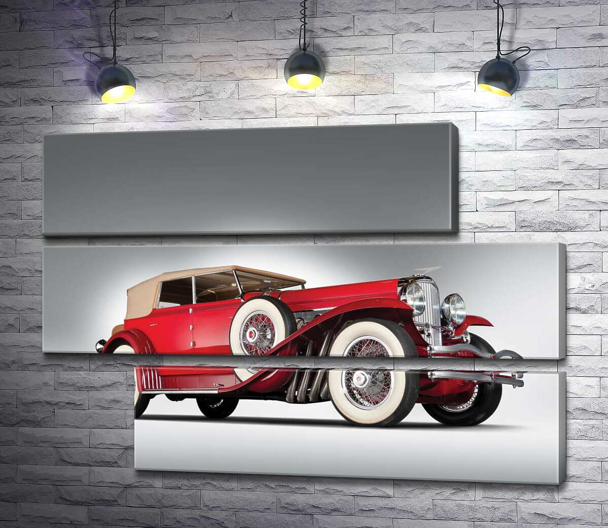 модульна картина Старовинний автомобіль 1920 року американської компанії Duesenberg (Модуль №16)
