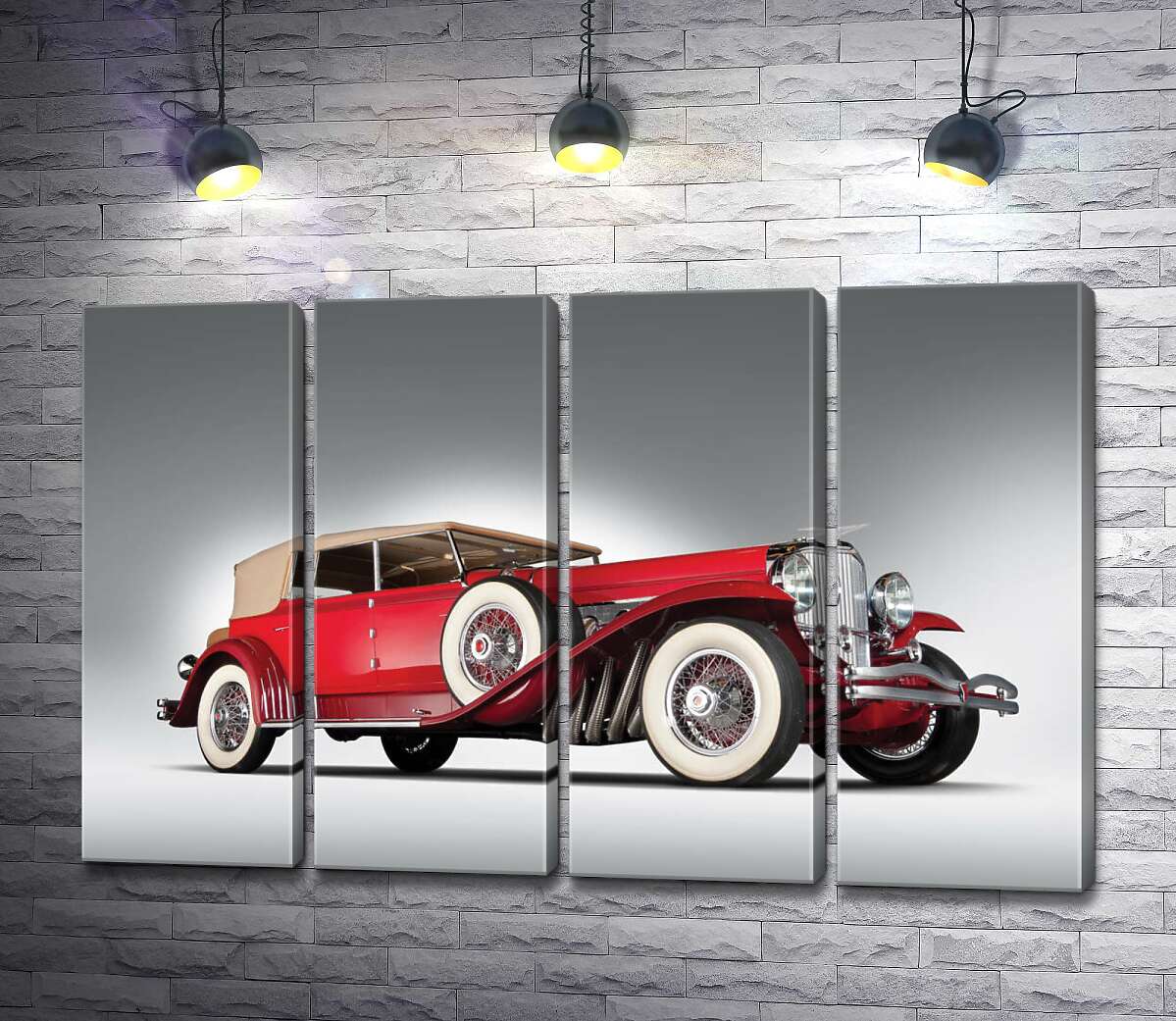 модульна картина Старовинний автомобіль 1920 року американської компанії Duesenberg (Модуль №24)