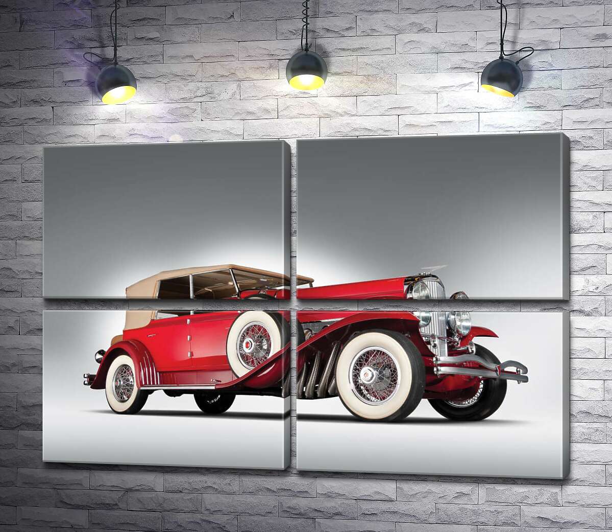 модульна картина Старовинний автомобіль 1920 року американської компанії Duesenberg (Модуль №25)