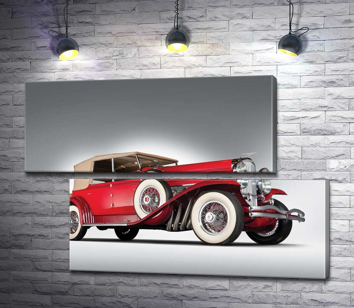 модульна картина Старовинний автомобіль 1920 року американської компанії Duesenberg (Модуль №8)