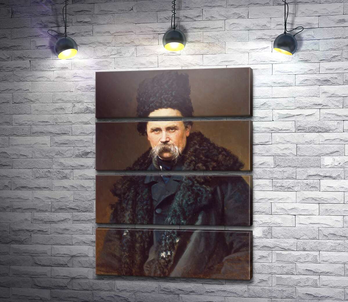 модульна картина Тарас Шевченко (Модуль №22) - Іван Крамськой