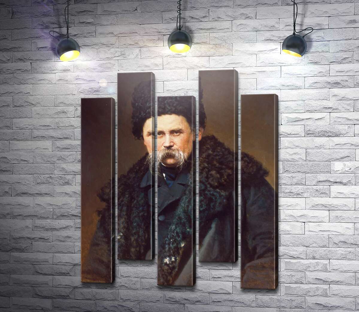 модульна картина Тарас Шевченко (Модуль №30) - Іван Крамськой