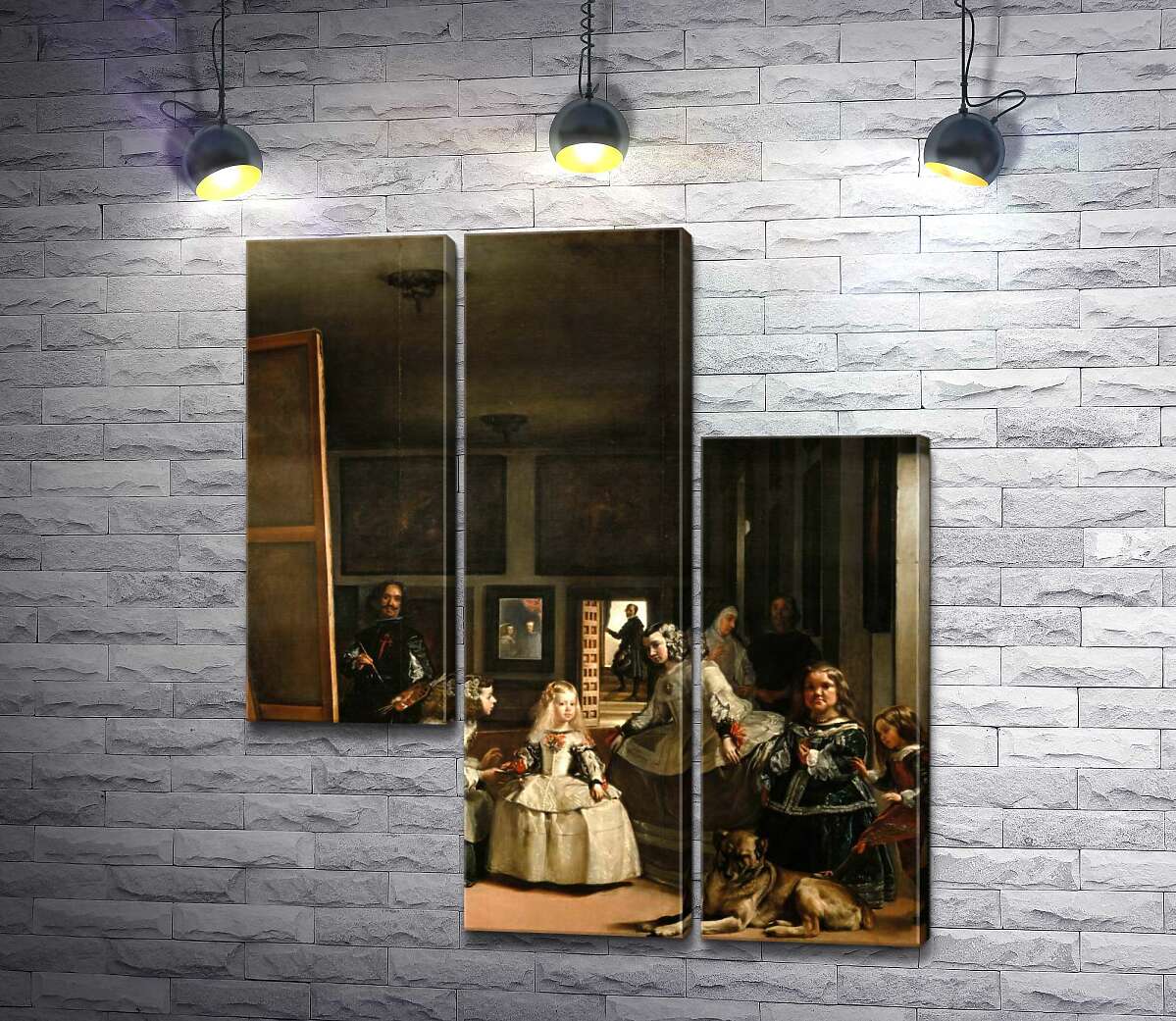 модульная картина Фрейлины (Las meninas) – Диего Веласкес (Diego Velazquez)