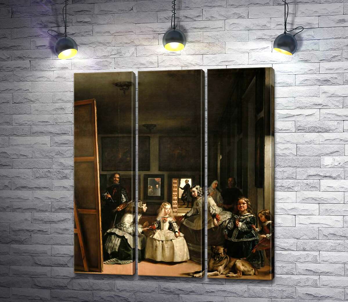 модульна картина Фрейліни (Las meninas) - Дієго Веласкес (Diego Velazquez)