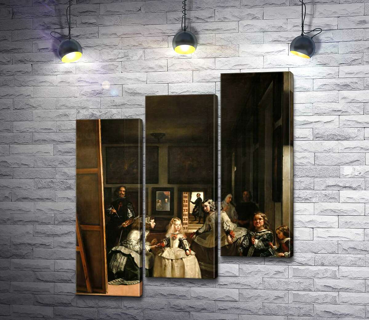 модульна картина Фрейліни (Las meninas) - Дієго Веласкес (Diego Velazquez)