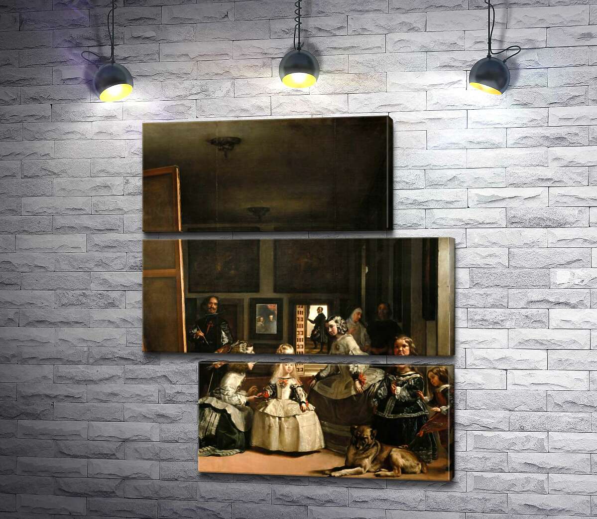 модульна картина Фрейліни (Las meninas) - Дієго Веласкес (Diego Velazquez)