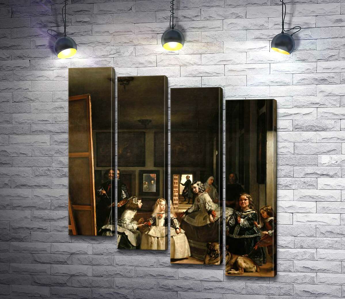 модульная картина Фрейлины (Las meninas) – Диего Веласкес (Diego Velazquez)