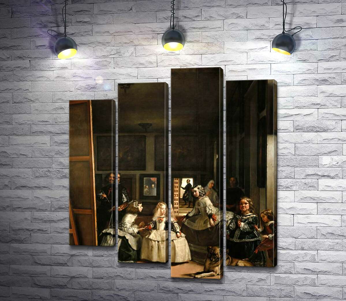 модульна картина Фрейліни (Las meninas) - Дієго Веласкес (Diego Velazquez)