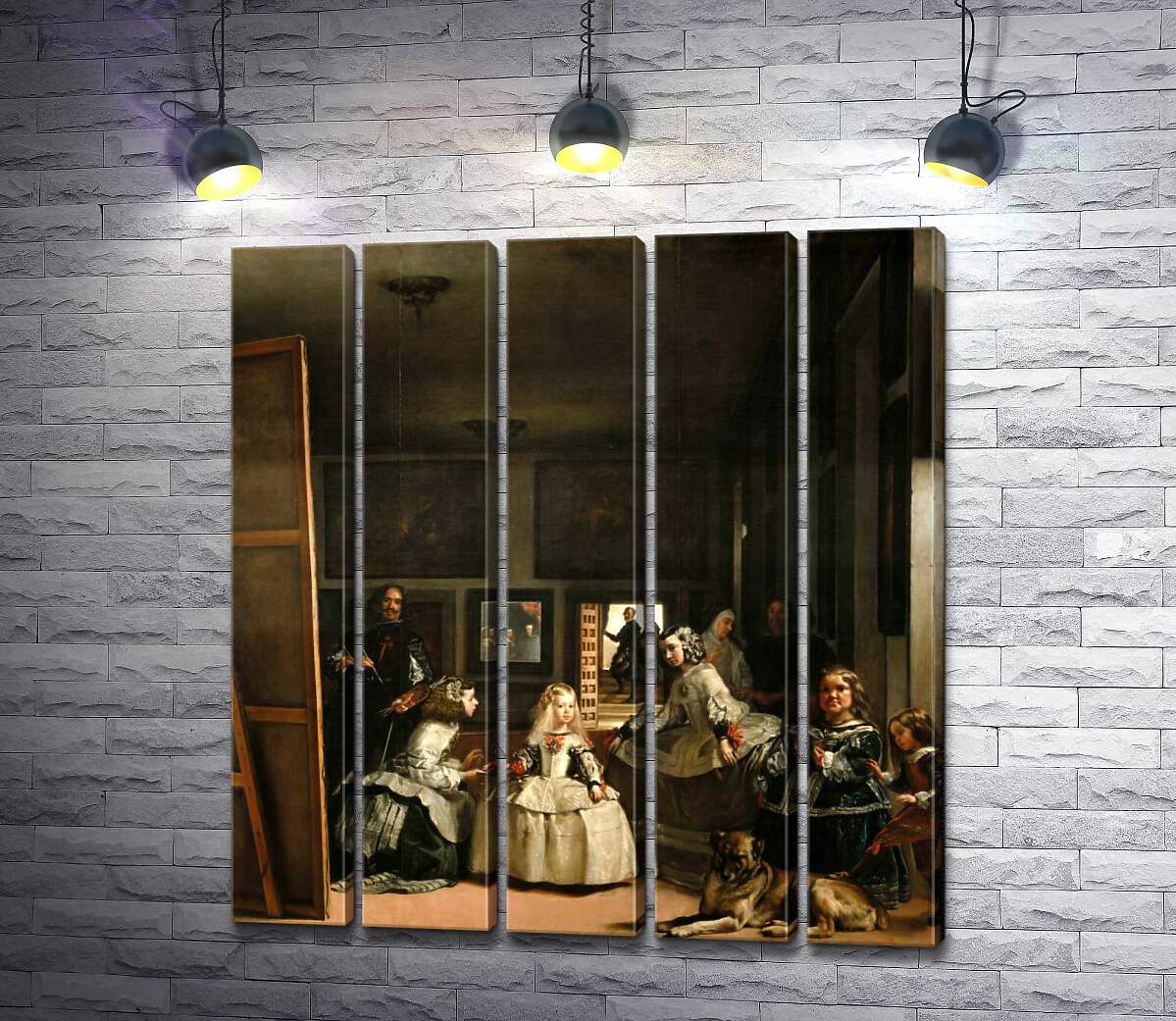модульна картина Фрейліни (Las meninas) - Дієго Веласкес (Diego Velazquez)