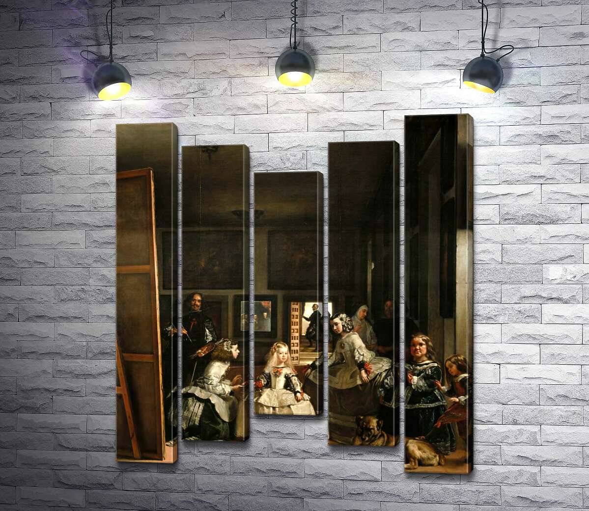 модульная картина Фрейлины (Las meninas) – Диего Веласкес (Diego Velazquez)