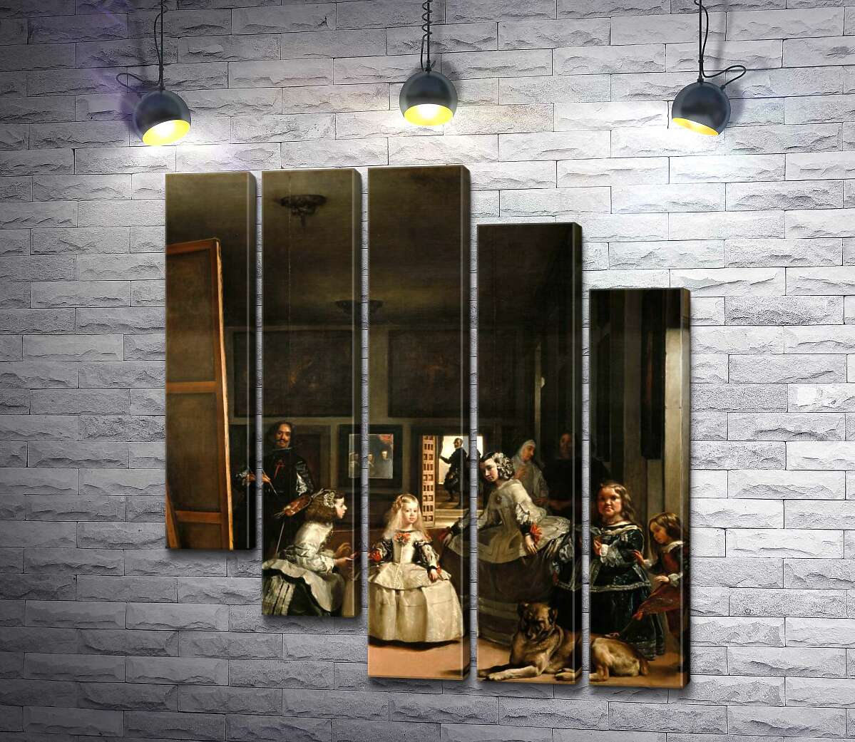 модульна картина Фрейліни (Las meninas) - Дієго Веласкес (Diego Velazquez)