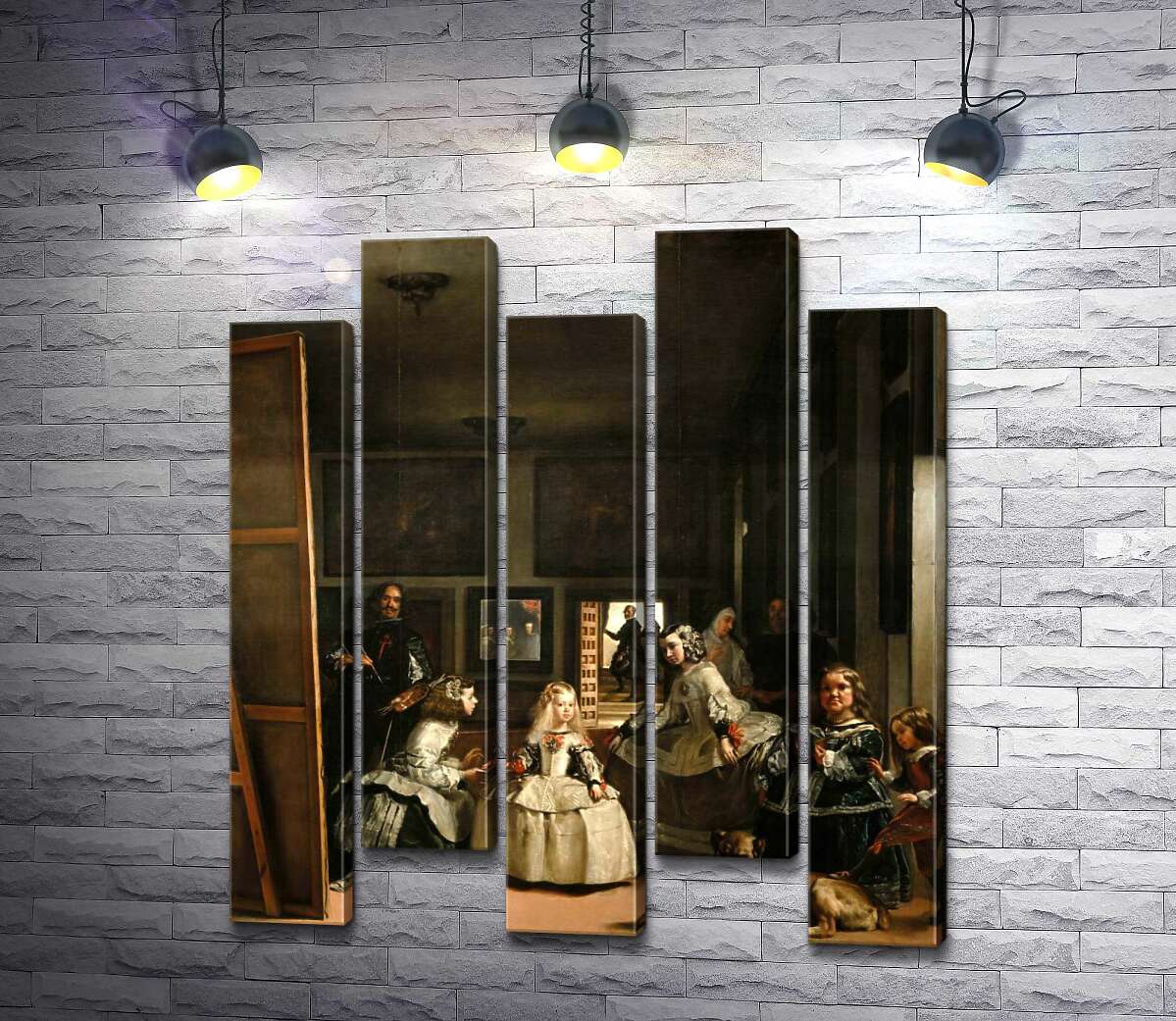модульна картина Фрейліни (Las meninas) - Дієго Веласкес (Diego Velazquez)