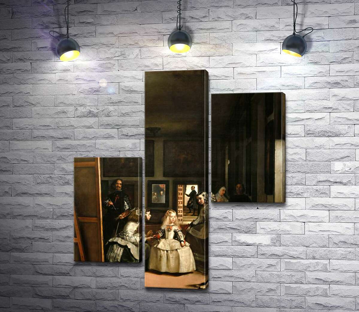 модульна картина Фрейліни (Las meninas) - Дієго Веласкес (Diego Velazquez)