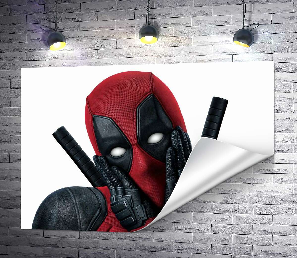 друк Портрет Дедпула (Deadpool), що мило позує