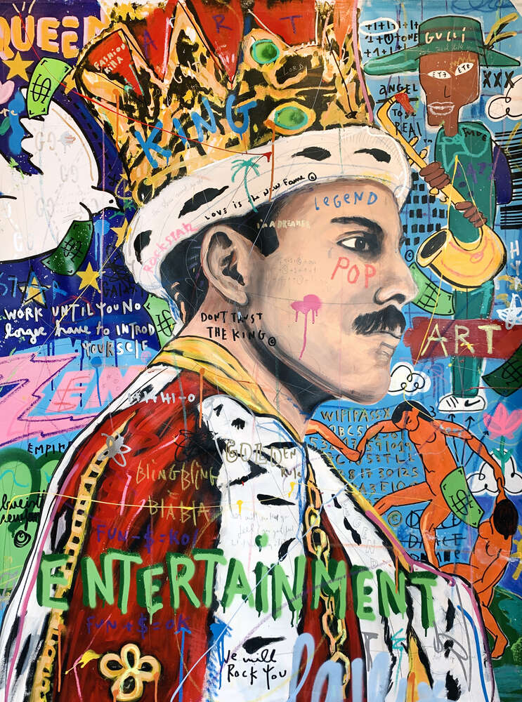 картина-постер Развлечение короля (King entertainment) – Джисбар (Jisbar)