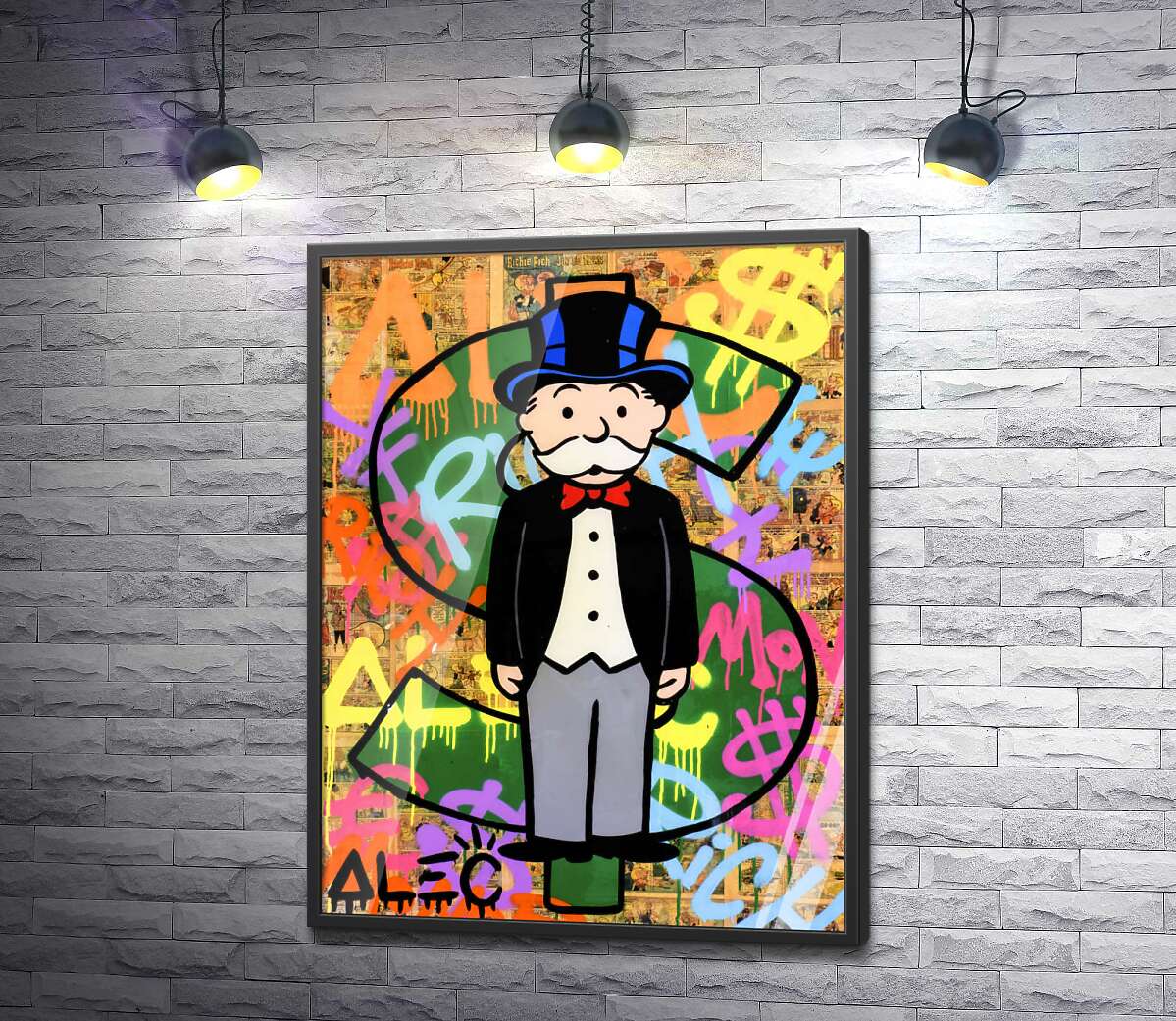 постер Багатий дядько Пеннібергс (Rich Uncle Pennybags) - Алек Монополі (Alec Monopoly)