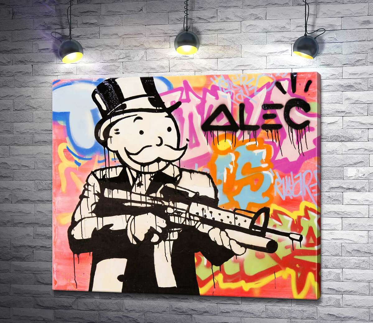 картина Штурмовая винтовка (Assault rifle) – Алек Монополи (Alec Monopoly)