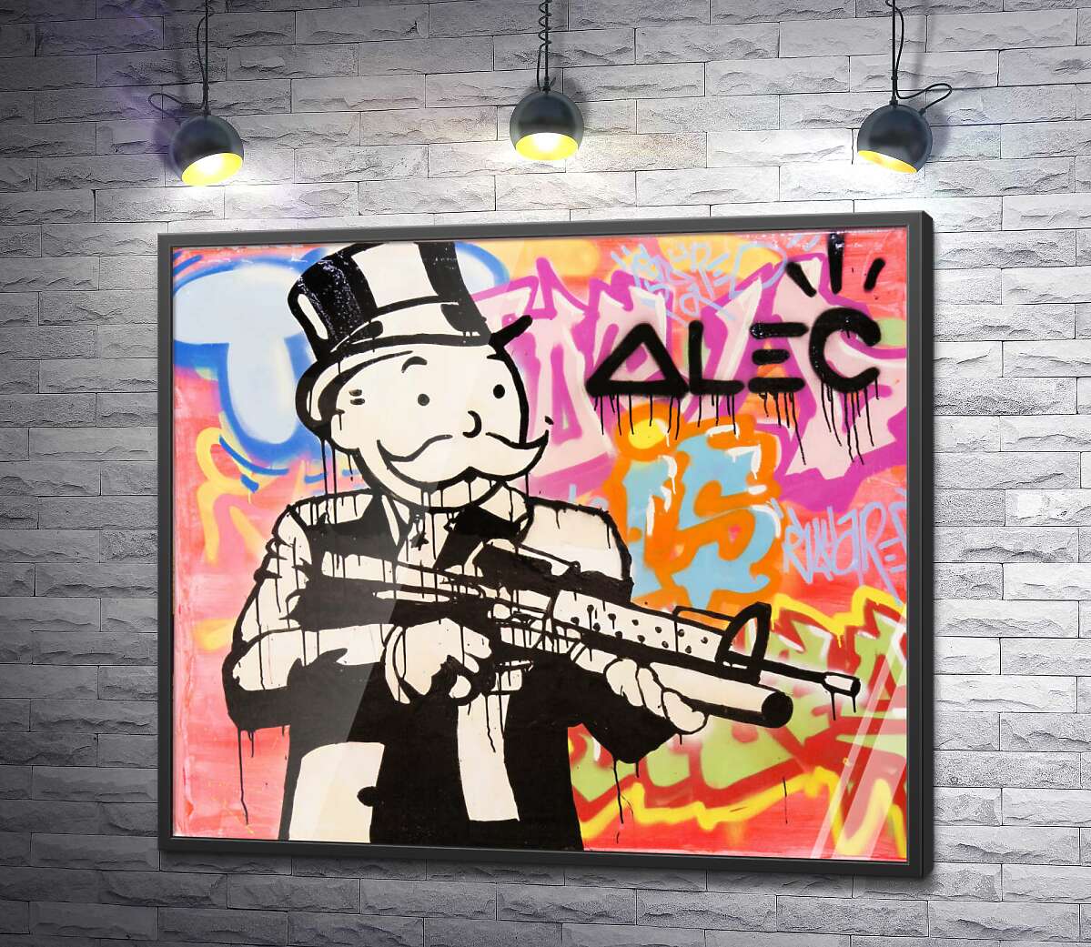 постер Штурмова гвинтівка (Assault rifle) - Алек Монополі (Alec Monopoly)