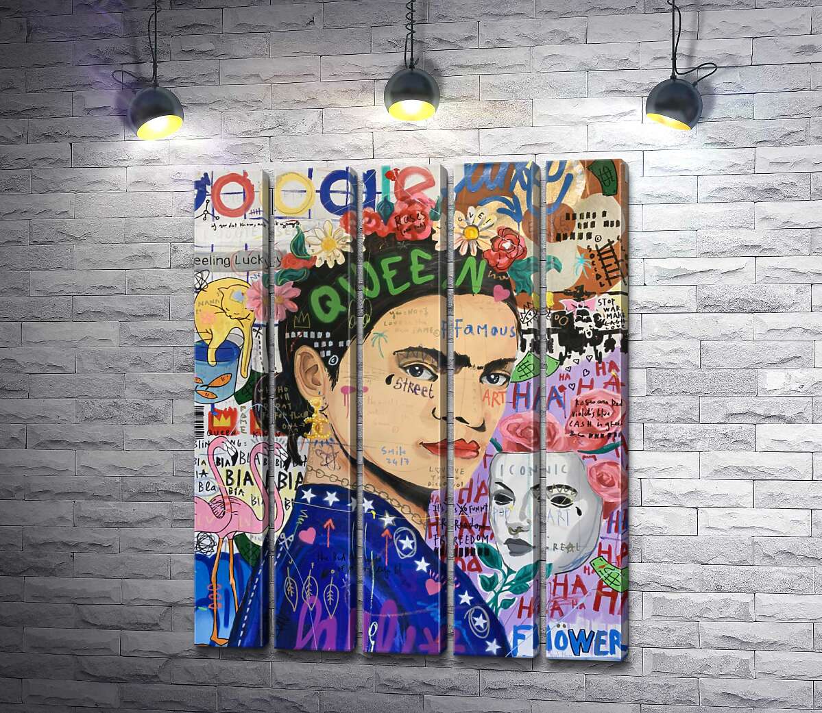 модульна картина Маска Фріди (Frida Mask) (Модуль №26) - Джісбар (Jisbar)