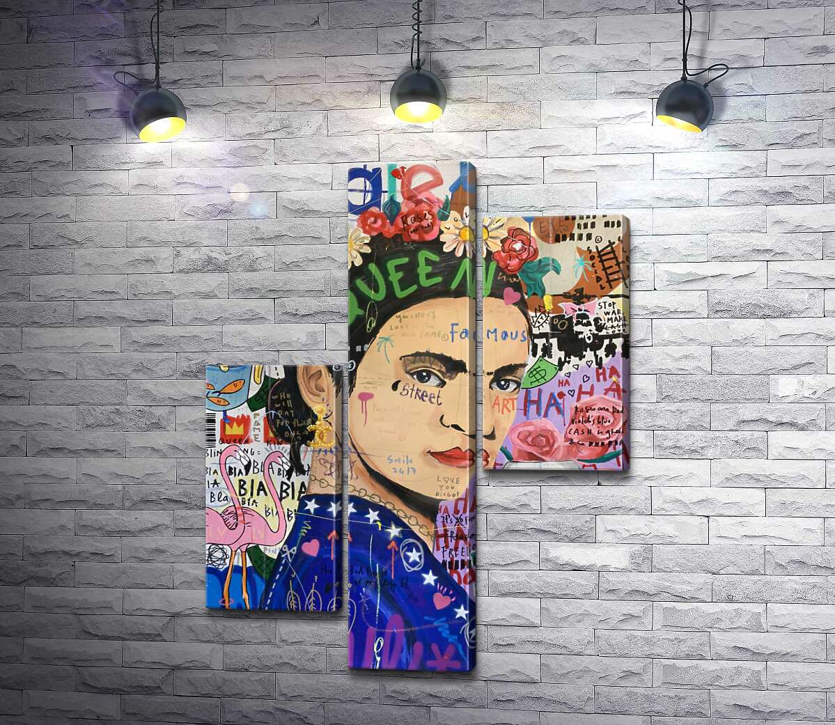 модульна картина Маска Фріди (Frida Mask) (Модуль №12) - Джісбар (Jisbar)