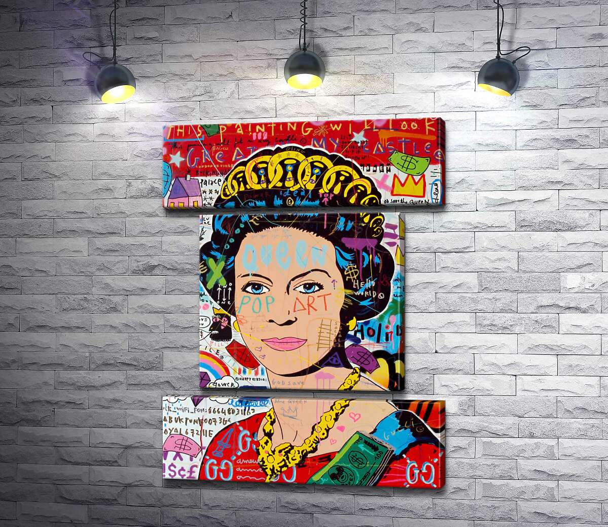 модульная картина Боже, храни королеву (God save the queen) (Модуль №18) - Джисбар (Jisbar)